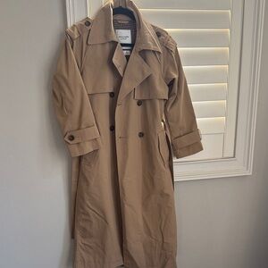 Abercrombie & Fitch Classic Brown Trench Coat